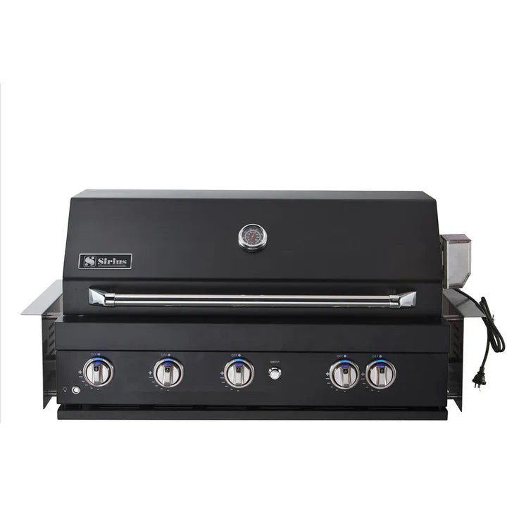 Sirius Black Built-In 5 Burner Gas BBQ - SIR-BG3101-BLK