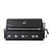 Sirius Black Built-In 5 Burner Gas BBQ - SIR-BG3101-BLK
