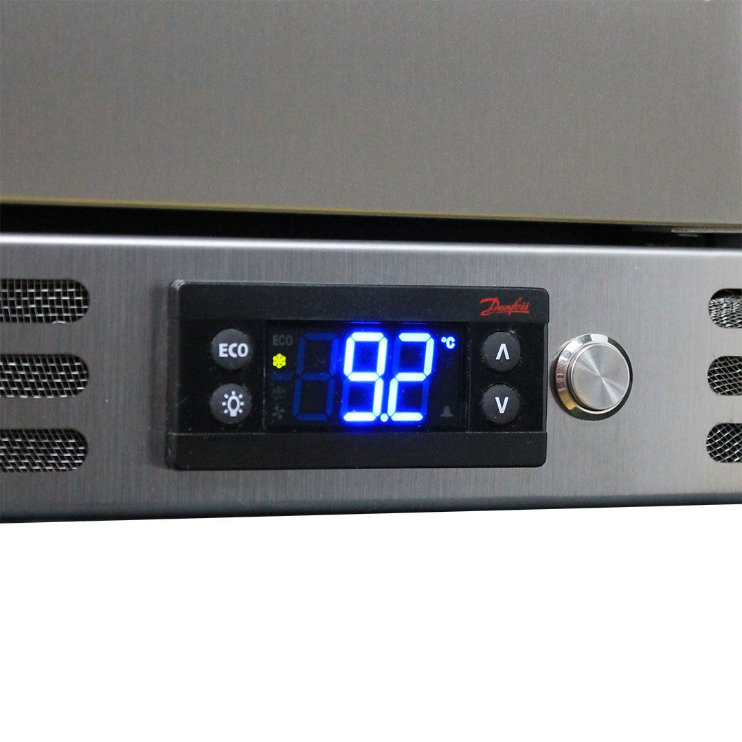 Schmick Quiet Running Heated Glass 2 Door Bar Fridge - SK245-HD