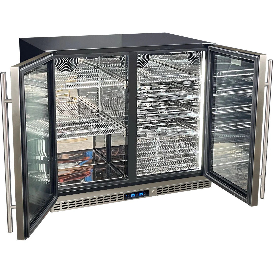 Schmick Under Bench Beer And Wine Dual Zone Bar Fridge - SK228D-HD