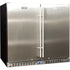 Schmick Twin Door Quiet Running Solid Stainless Door Energy Efficient Bar Fridge - SK246-SD