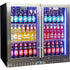 Schmick Twin Door Triple Glazed Glass Door Bar Fridge - SK246-SS