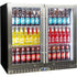 Schmick Twin Door Triple Glazed Glass Door Bar Fridge - SK246-SS