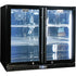 Schmick Twin Door Quiet Running Low Height Black Triple Glazed Glass Door Bar Fridge -SK206-B