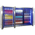 Schmick Quiet Glass 3 Door Stainless Steel Bar Fridge - SK386-SS