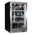 Schmick Black Quiet Front Venting Under Bench Heated Glass Door Bar Fridge - SK146L-B-HD / SK146R-B-HD