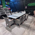 Shelta Bridgeport 220cm 9 Piece Dining Setting with 8 Florence Chairs