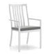 Shelta Rockland Cushion Armed Aluminium High Back Dining Chair