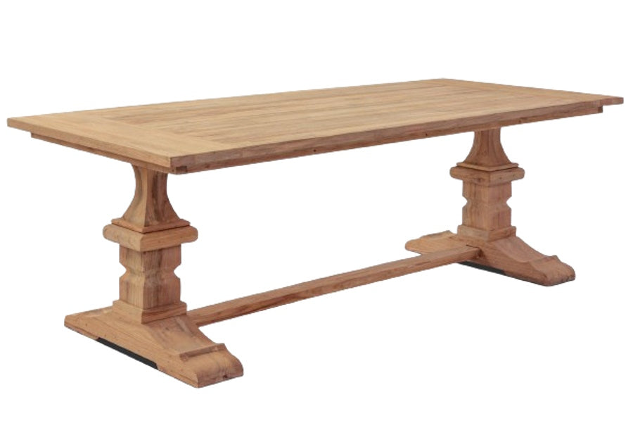 Shelta Segovia 3m Reclaimed Teak Dining Table