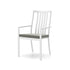 Shelta Rockland Cushion Armed Aluminium High Back Dining Chair