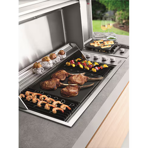 Beefeater ProLine Series 6 Burner 316 Stainless Steel Built In Gas BBQ with Hood