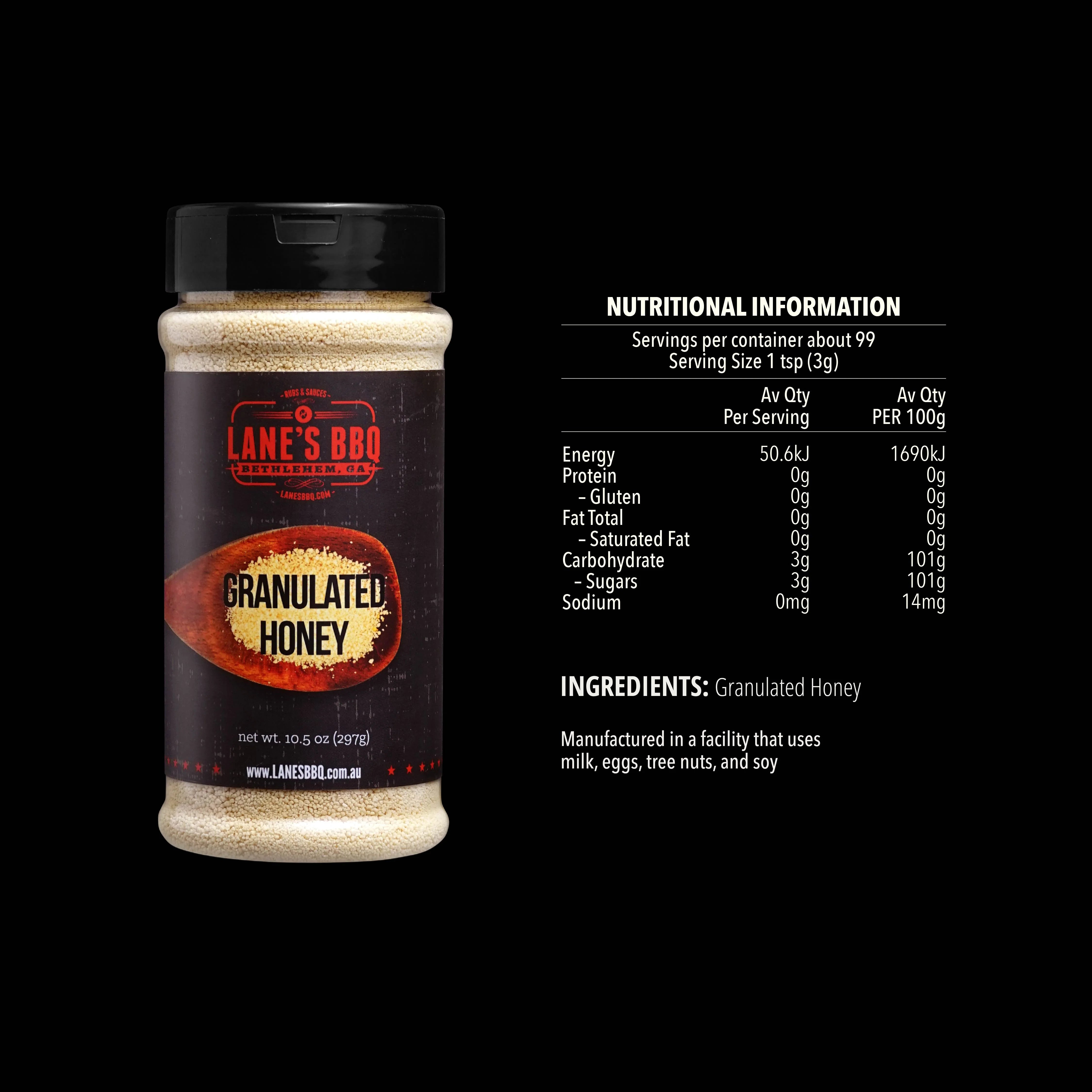 Lanes BBQ Granulated Honey