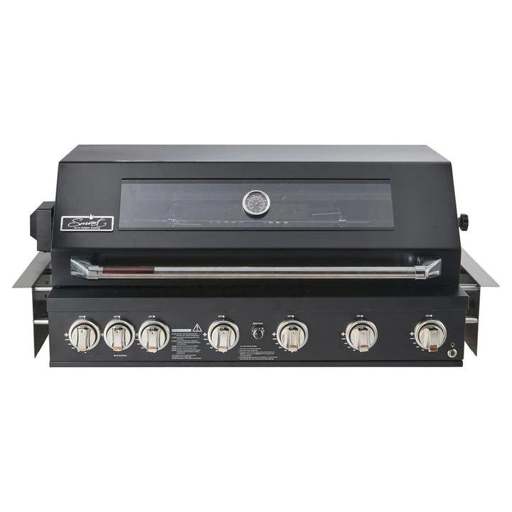 Clearance Sale - Smart Black 6 Burner Built-In BBQ