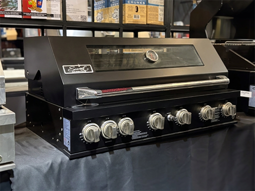 Clearance Sale - Smart Black 6 Burner Built-In BBQ