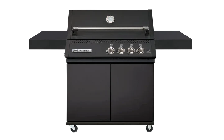 CROSSRAY Black XPlor Gas BBQ with Trolley