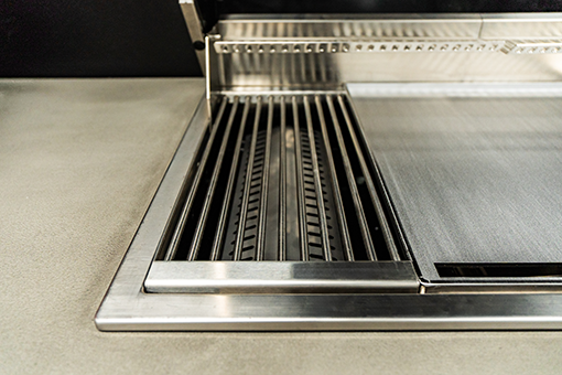 Top Notch Stainless Steel Round Bar Grill for Artusi Built-In (304 Stainless Steel)