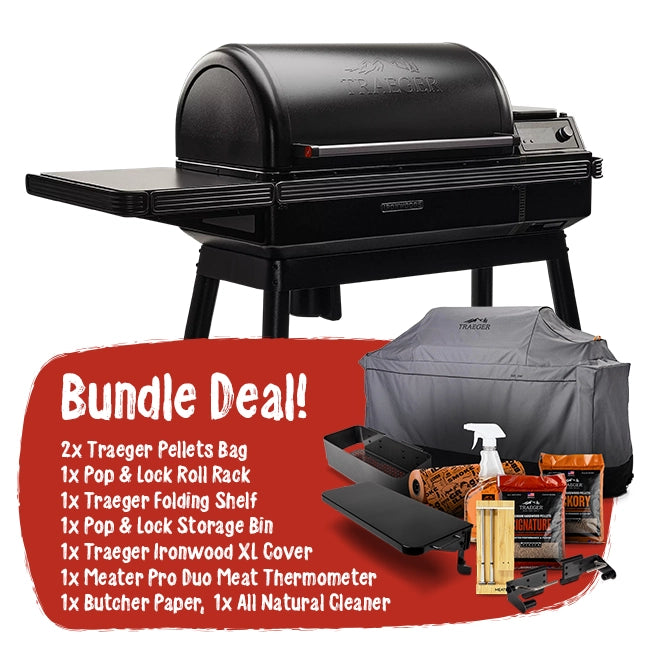 Traeger Ironwood XL Pellet Grill - Bundle Deal