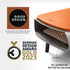 WITT Etna Fermo 16 Inch Gas Single Burner Pizza Oven - Orange