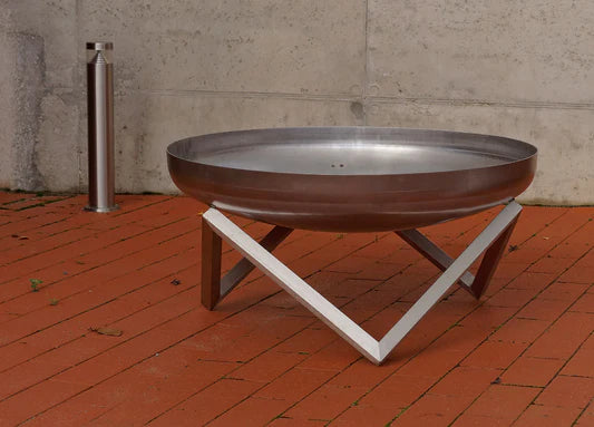 Alfred Riess Darvaza Stainless Steel Fire Pit - Large