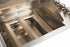 Bossworx Stainless Steel 4 Burner Drop In BBQ with Rear Burner