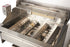 Bossworx 4 Burner Stainless Steel Drop-In BBQ & 180L Dual Zone Alfresco Fridge Bundle
