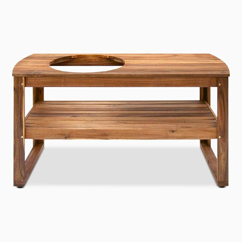 Big Green Egg Acacia Hardwood Table