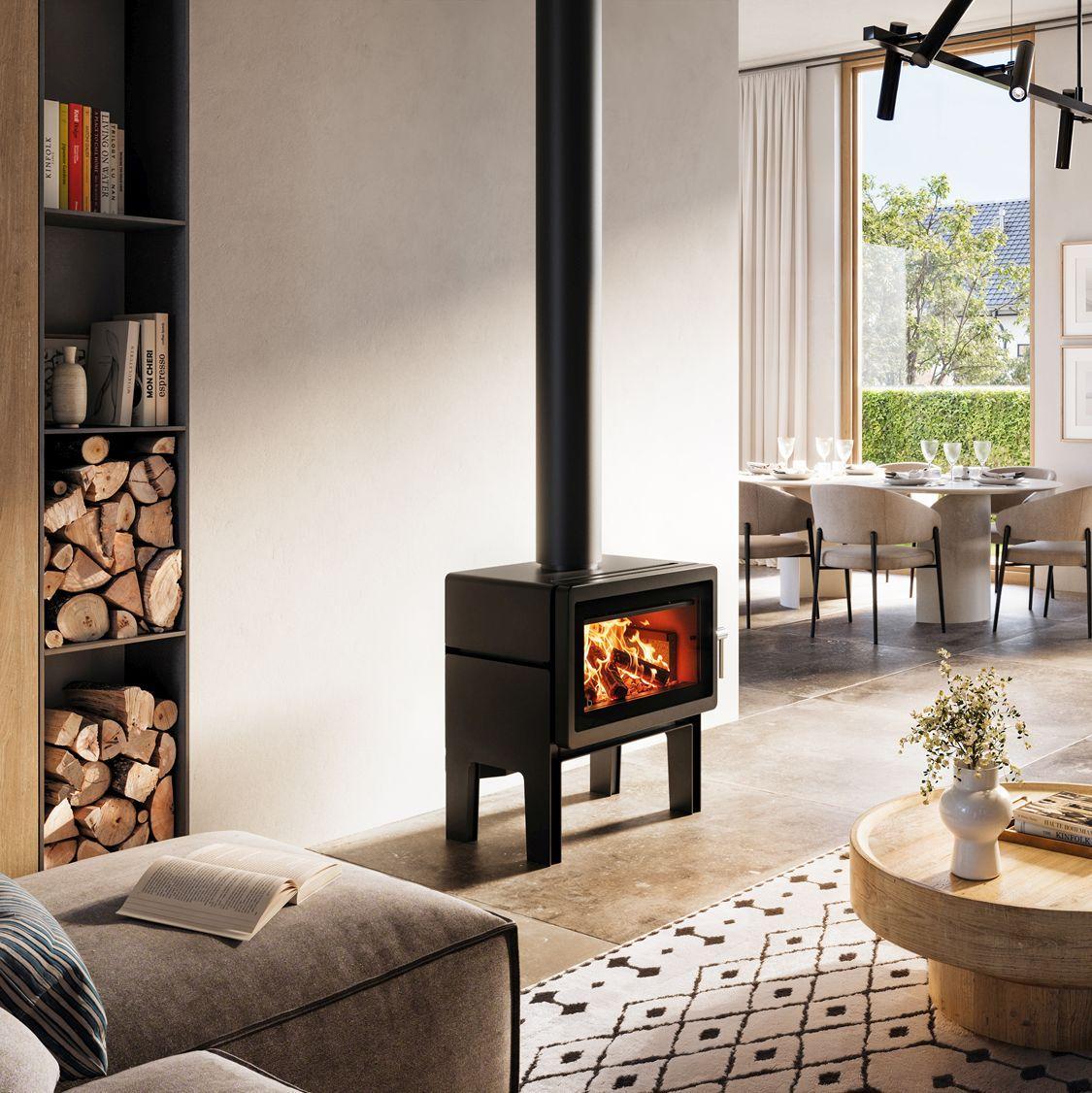 Blaze Z2 Legs Freestanding Wood Fireplace