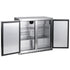 Bossworx 190L Solid Stainless Steel Double Door Alfresco Fridge