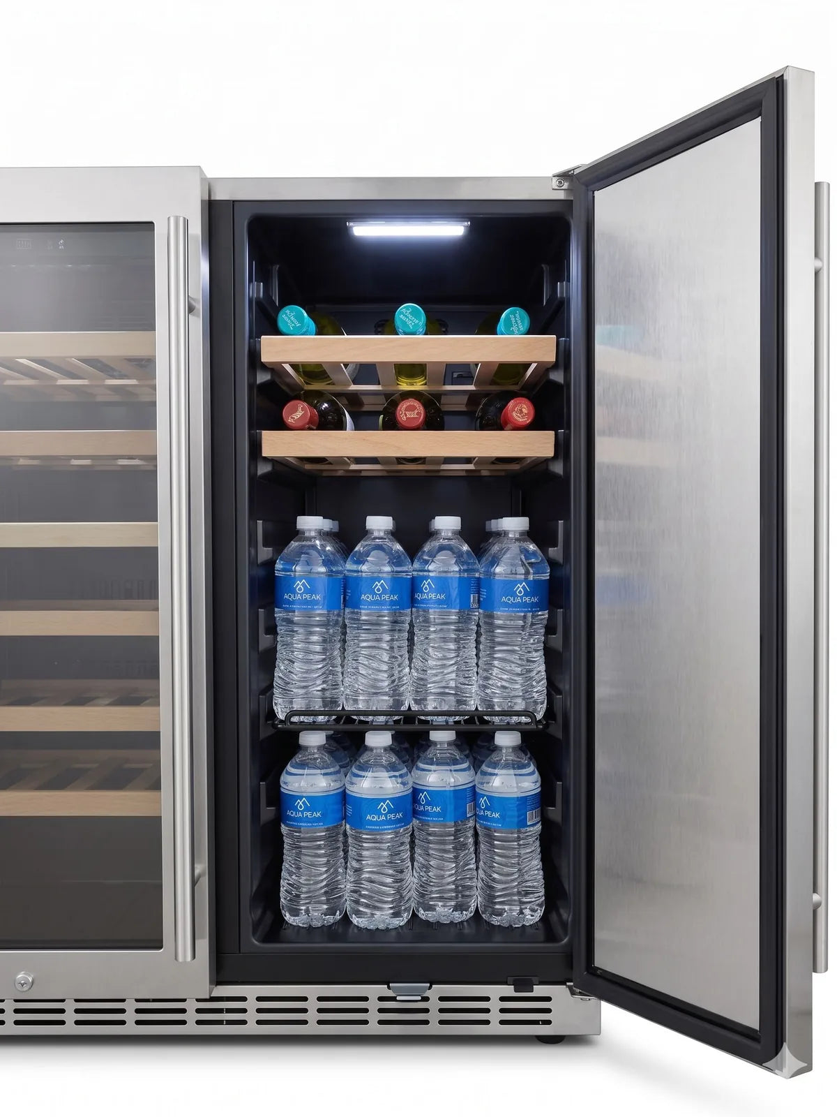 Bossworx 180L Beer and Wine Dual Zone Alfresco Refrigerator