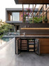 Bossworx 4 Burner Stainless Steel Drop-In BBQ & 180L Dual Zone Alfresco Fridge Bundle