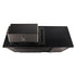 Bossworx Outdoor Kitchen with Black Stainless Steel 4 Burner BBQ & Fridge