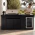 Bossworx Outdoor Kitchen with Stainless Steel 4 Burner BBQ & Fridge