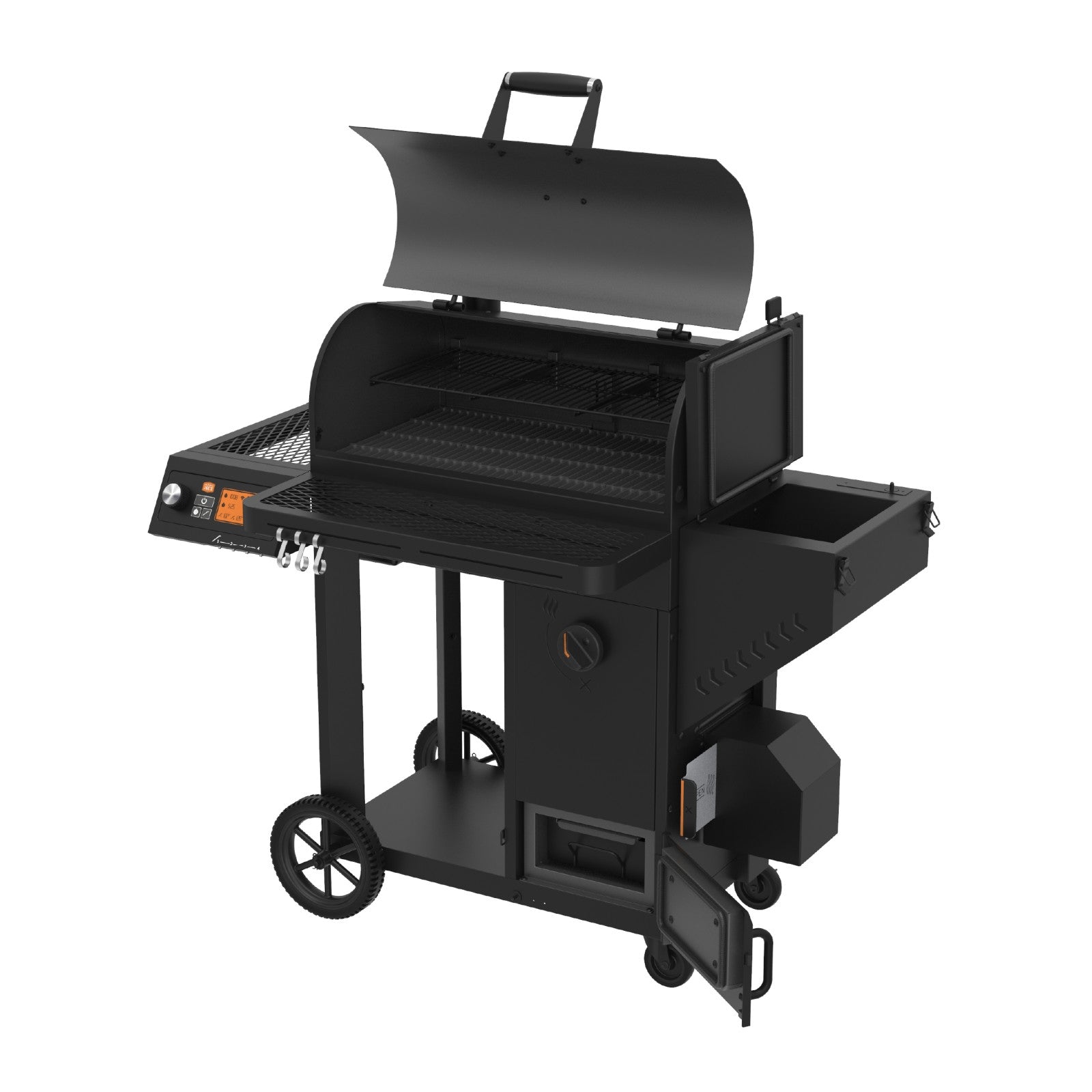 Oklahoma Joes Tahoma 900 Auto Feed Charcoal Grill & Smoker
