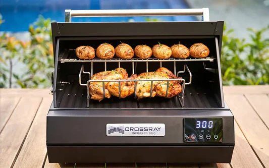 CROSSRAY eXtreme Electric Black Outdoor BBQ Kitchen - TCEK-10