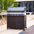 Gasmate Apollo 6B Black Hooded Gas BBQ - Including Cover