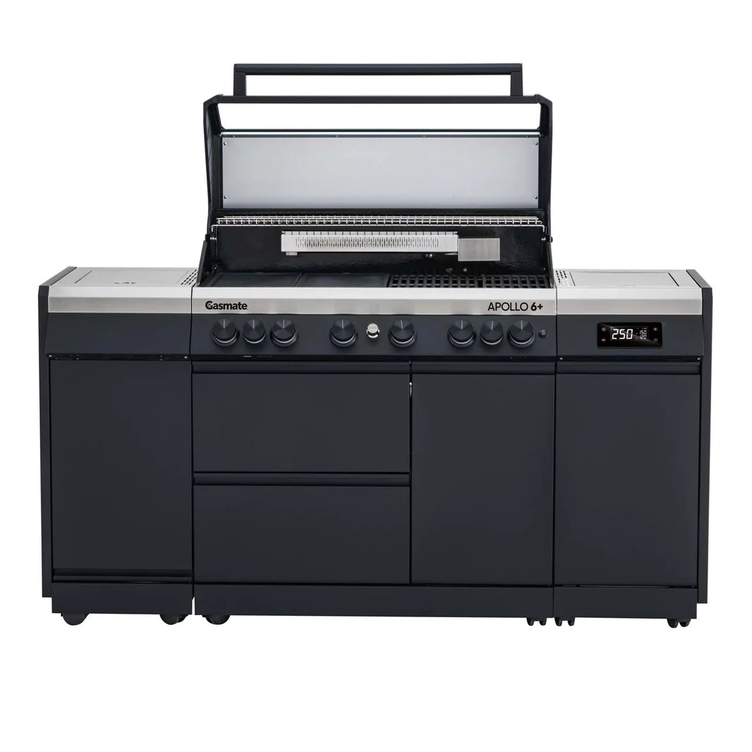 Gasmate Apollo 6+ Black Hooded Gas BBQ