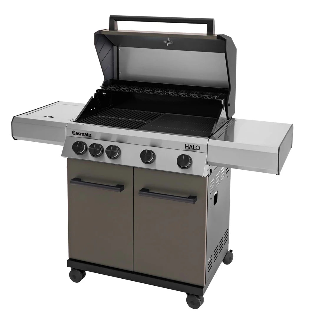 Gasmate Halo 4B Hooded Gas BBQ - Including Cover