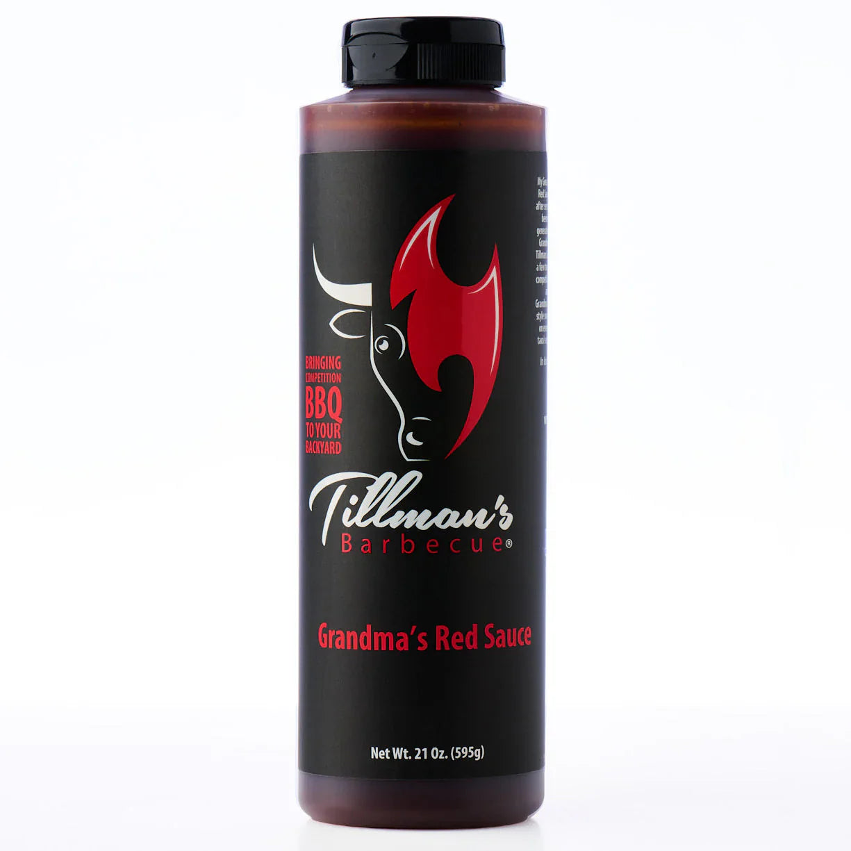 Tillmans Barbecue Grandma's Red Sauce 21oz