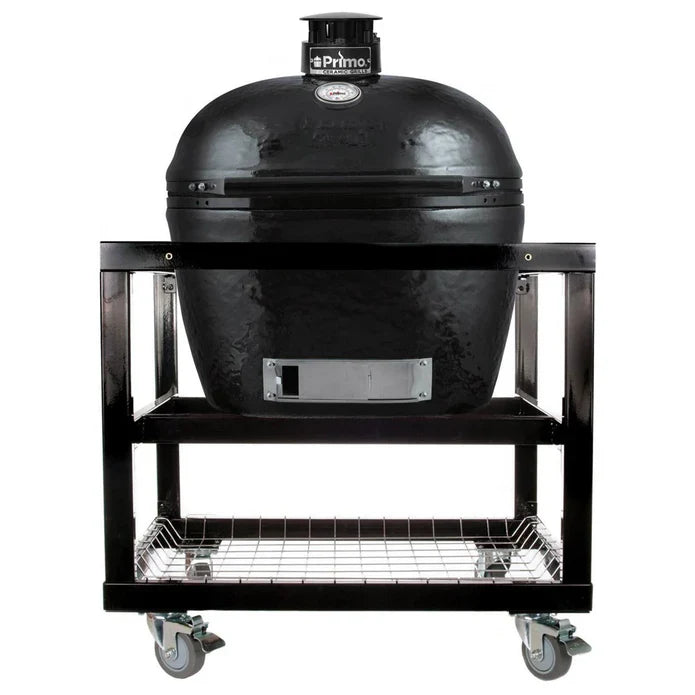 Primo Oval XX-Large Charcoal Grill Built In Bundle