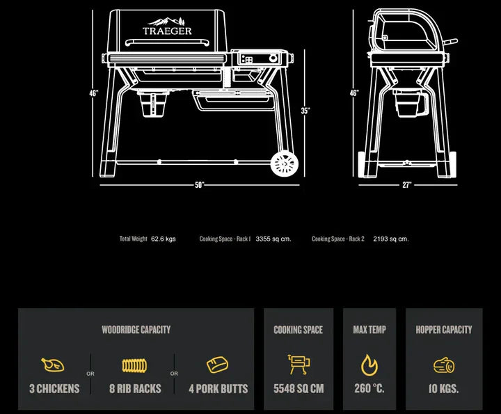 Traeger Woodridge Pro Pellet Grill & Smoker Starter Bundle