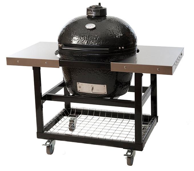 Primo Charcoal Grill with Stainless Steel Cart - Joe's BBQs