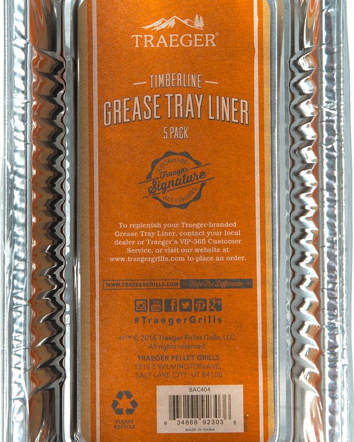 Traeger Timberline Grease Tray Liner-5 Pack - Joe's BBQs