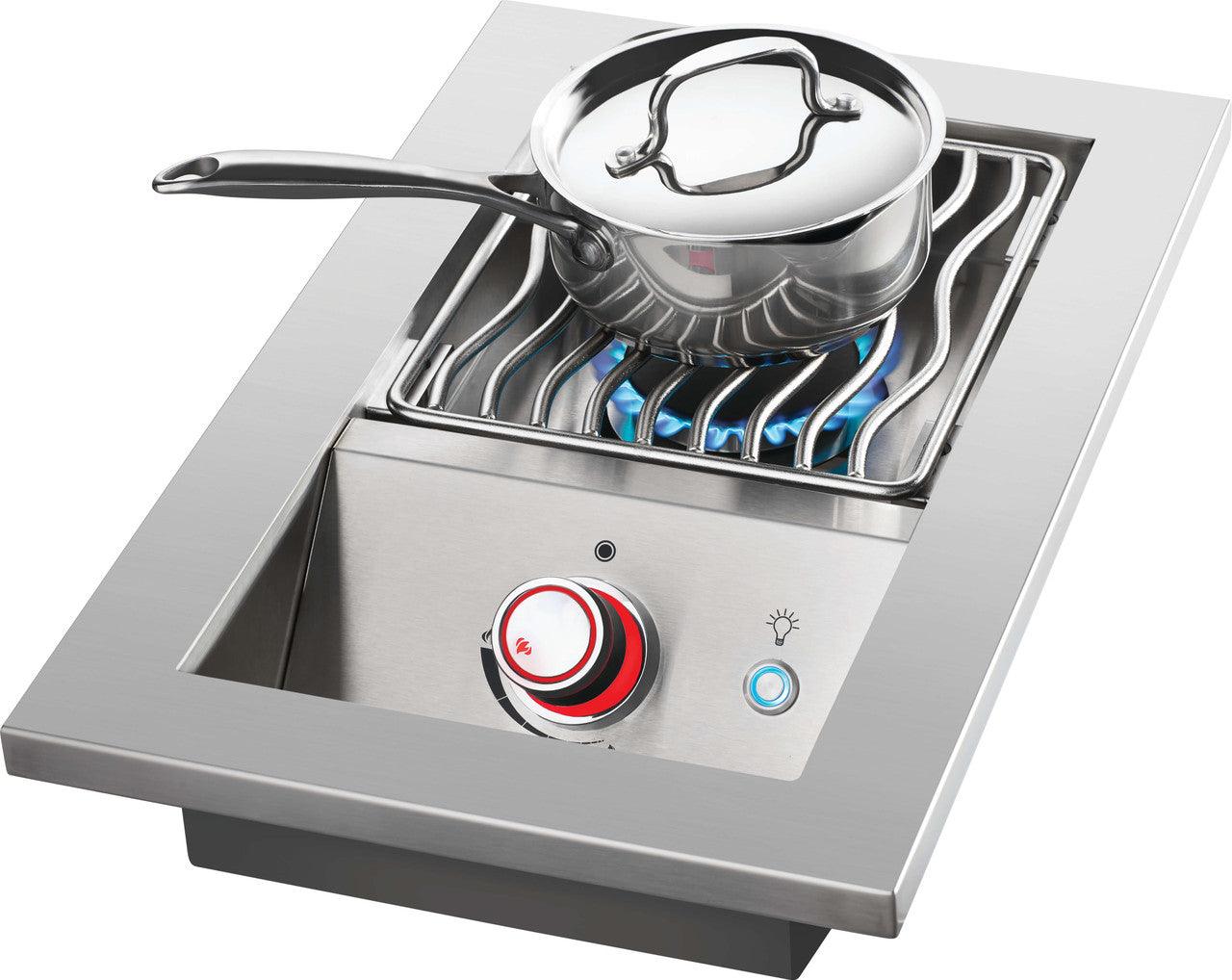 Napoleon Built in 700 Series Ring Side Burner with Stainless Steel Cover - Joe's BBQs