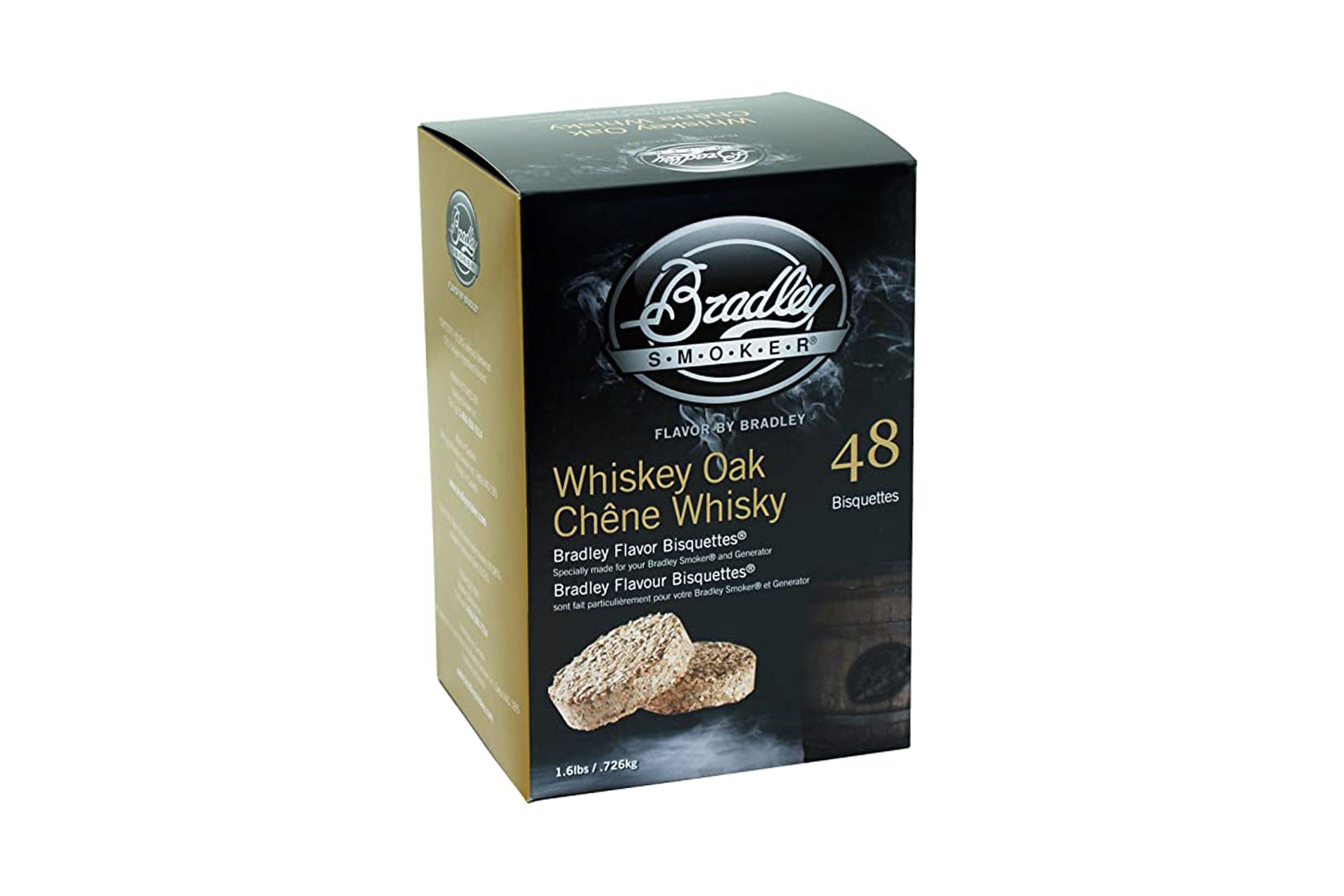 Bradley Whiskey Oak Bisquettes 48 Pack - Joe's BBQs