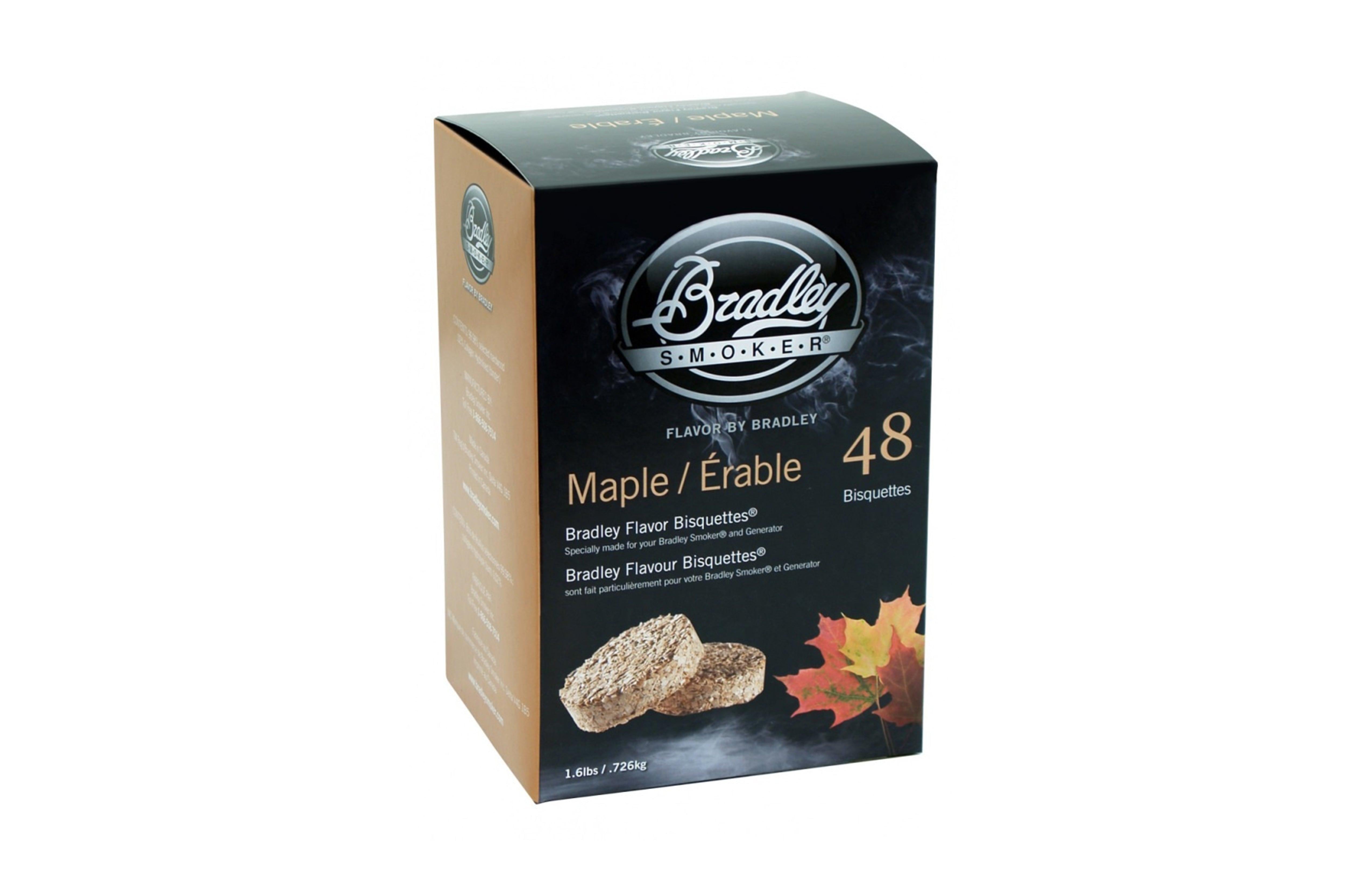 Bradley Maple Bisquettes 48 Pack - Joe's BBQs
