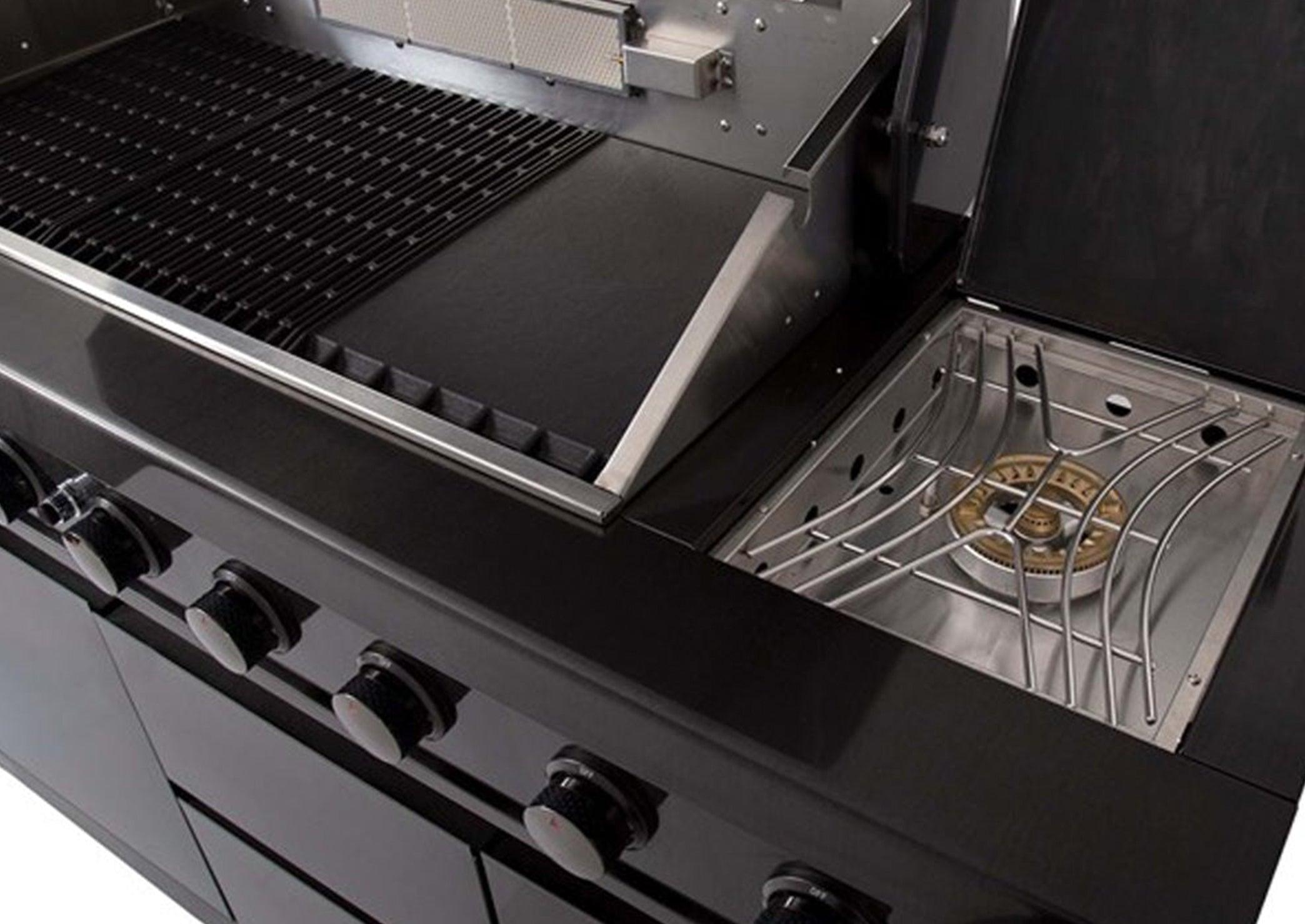 Gasmate Nova MK2 Graphite Outdoor Kitchen Burner BBQ with Double