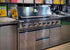 Gasmate Nova Graphite Outdoor Kitchen with Storage, Double Door Fridge + Top, BBQ, Sink and Drawers