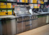 Gasmate Nova Graphite Outdoor Kitchen with Drawers, Sink, BBQ, Single Door Fridge + Top and Storage
