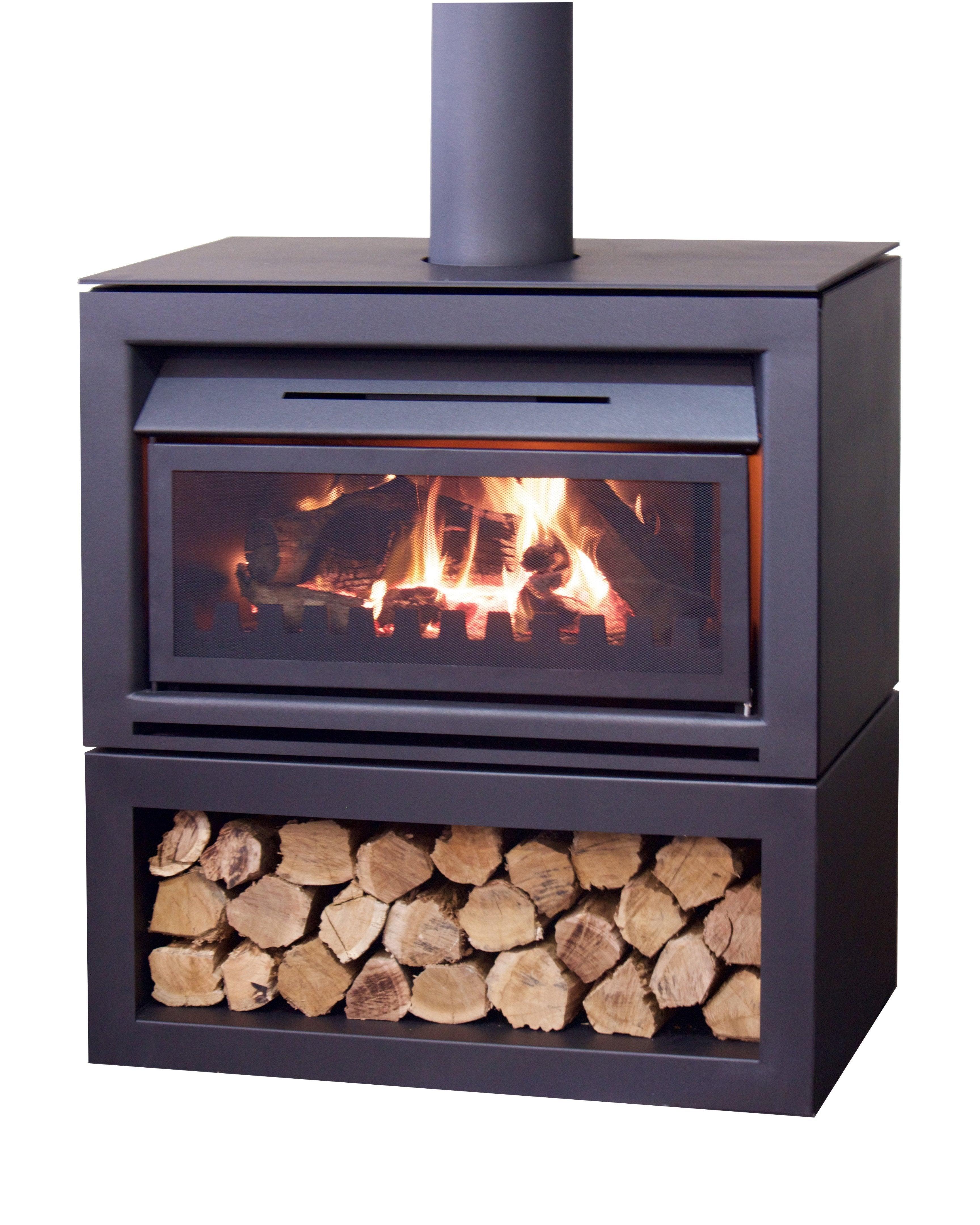 Nectre N900FSB Freestanding Wood Stacker Fireplace – Joe's BBQs