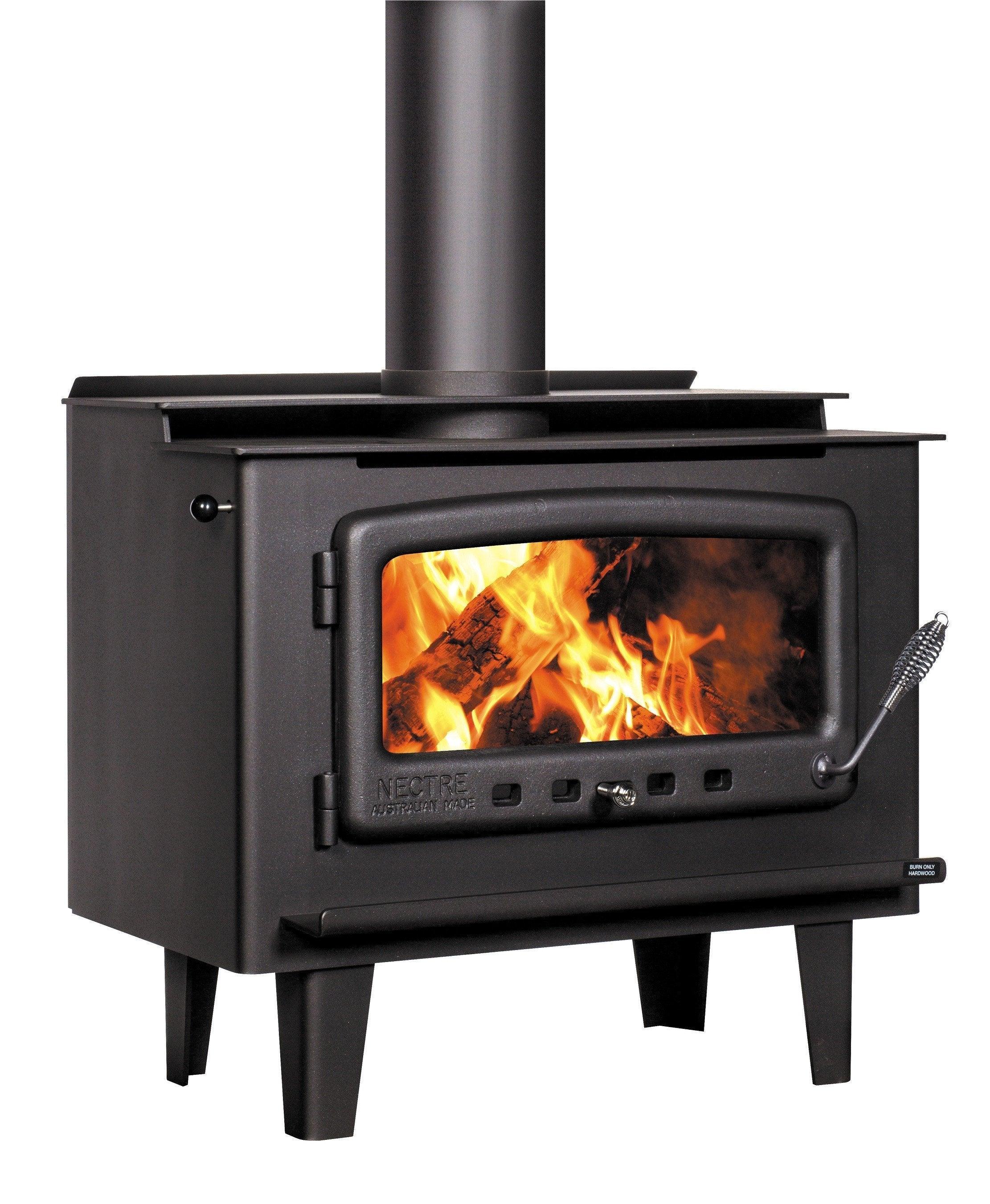 Nectre MK2 Wood Fire, Heater, Pecan Engineering
